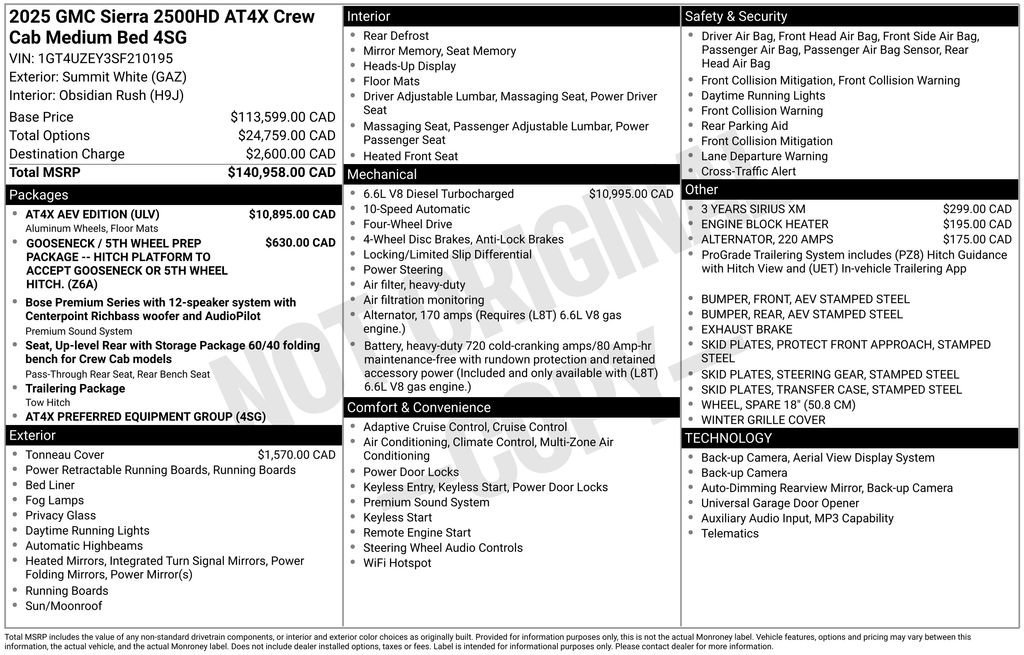 Certified Used 2025 Summit White GMC AT4X image 38