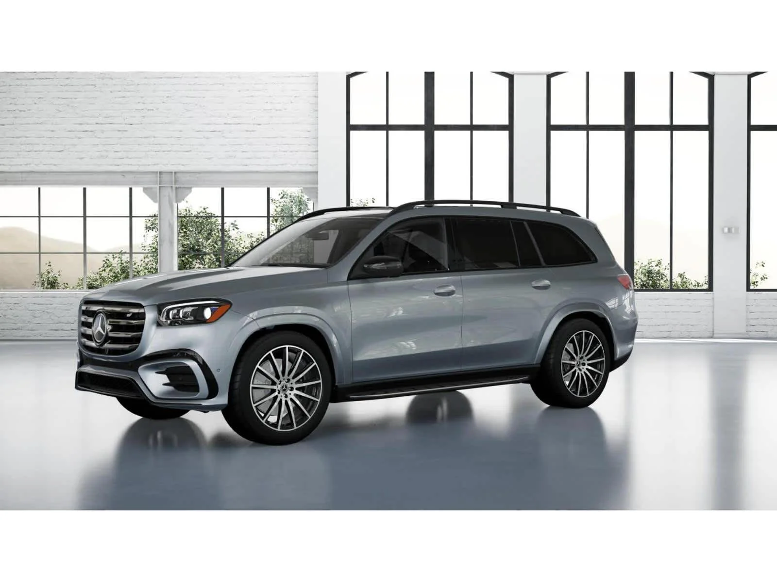 Used 2025 Cirrus Silver Metallic Mercedes-Benz GLS 580 image 37
