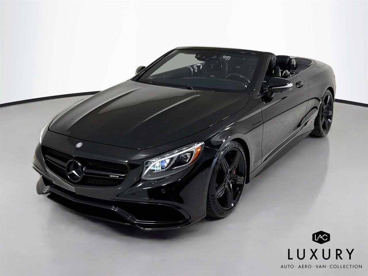 Used 2017 Obsidian Black Metallic Mercedes-Benz AMG® S 63 Conv | $187k MSRP | Designo Leather | Warmth & Comfort image 3