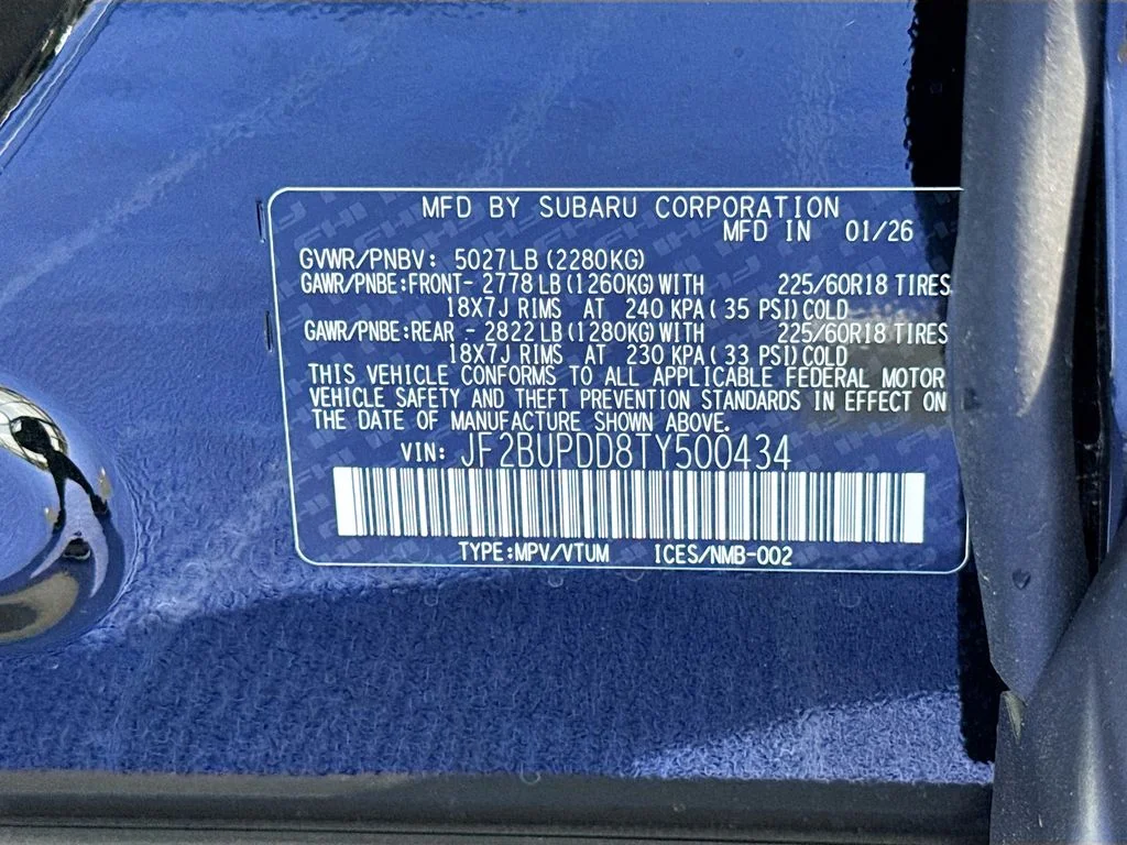 New 2026 Black Subaru Limited image 40