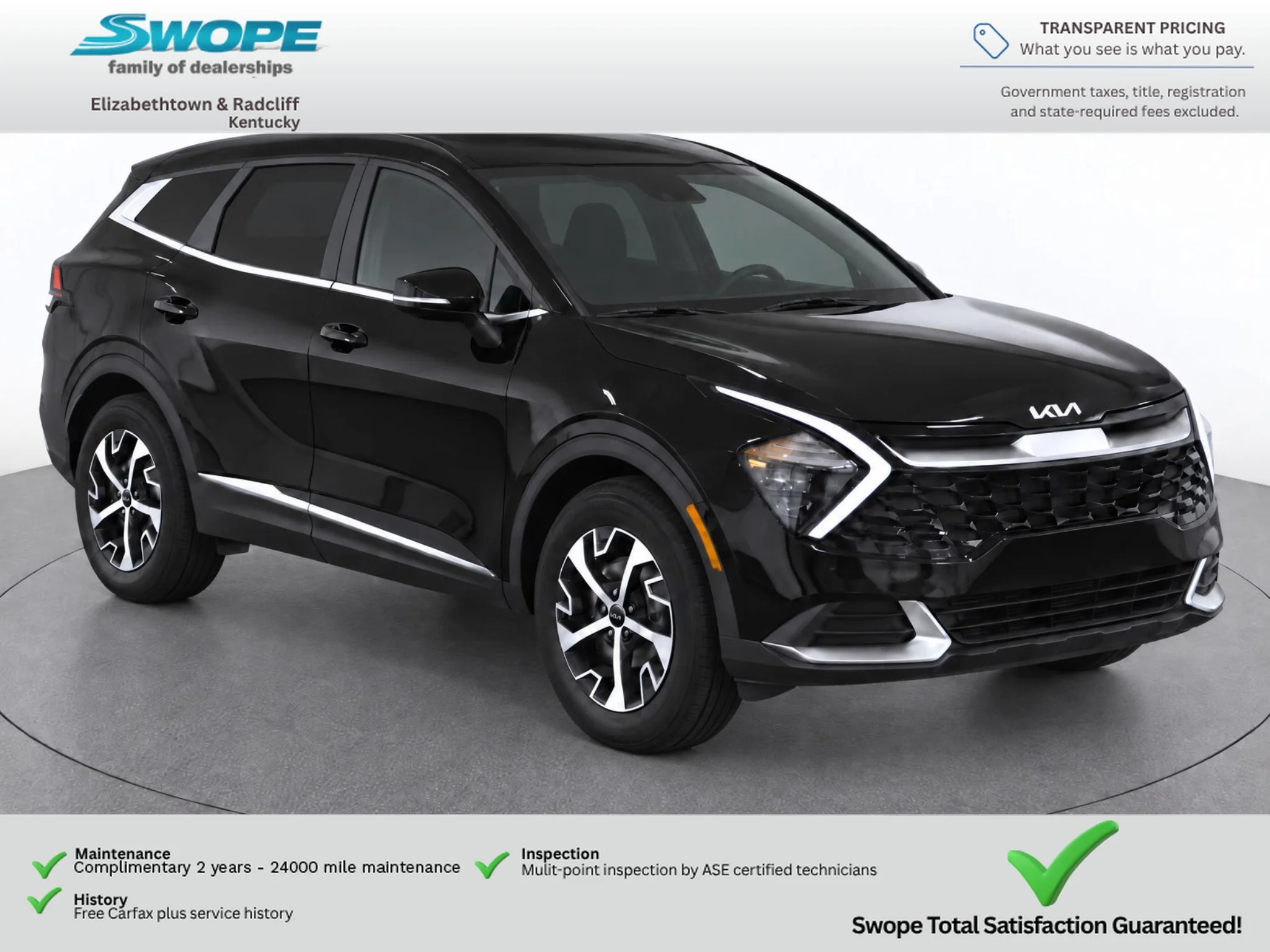 Used 2023 Ebony Black Kia EX image 3