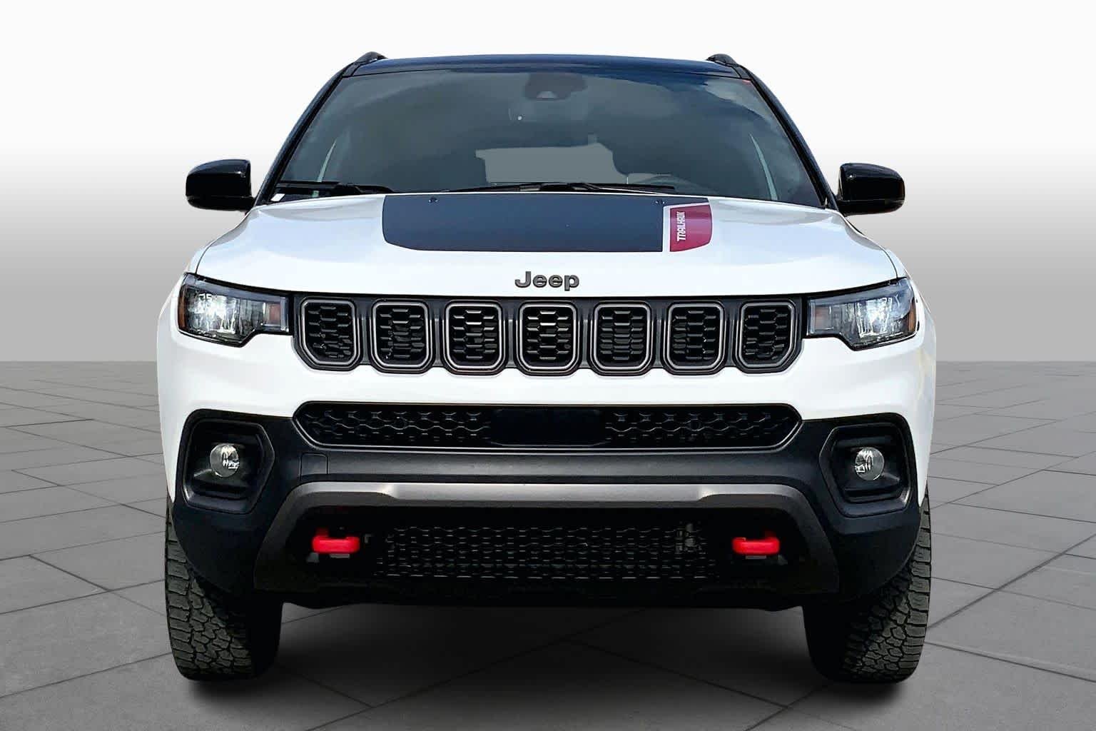 Used 2025 Bright White Clearcoat Jeep Trailhawk image 4