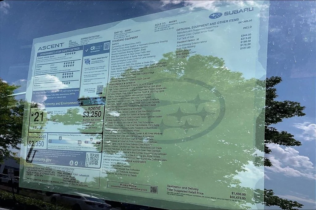 New 2026 CRYSTAL WHITE PEARL Subaru Limited 7-Passenger image 17