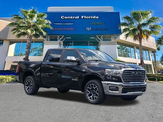 New 2026 Diamond Black Crystal Pearl-Coat Exterior Paint RAM Laramie image 2