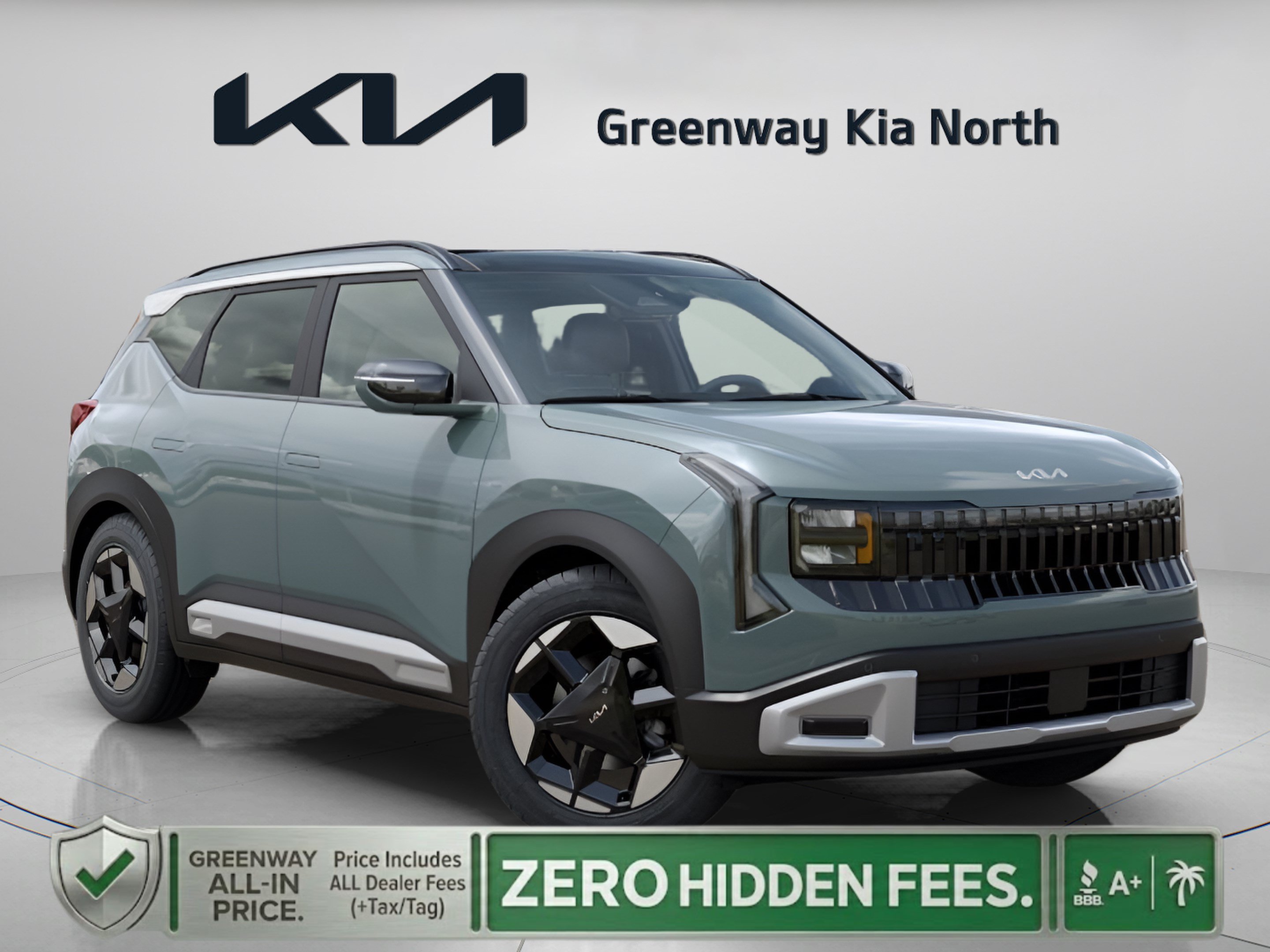 New 2027 Iceberg Green Kia EX image 1