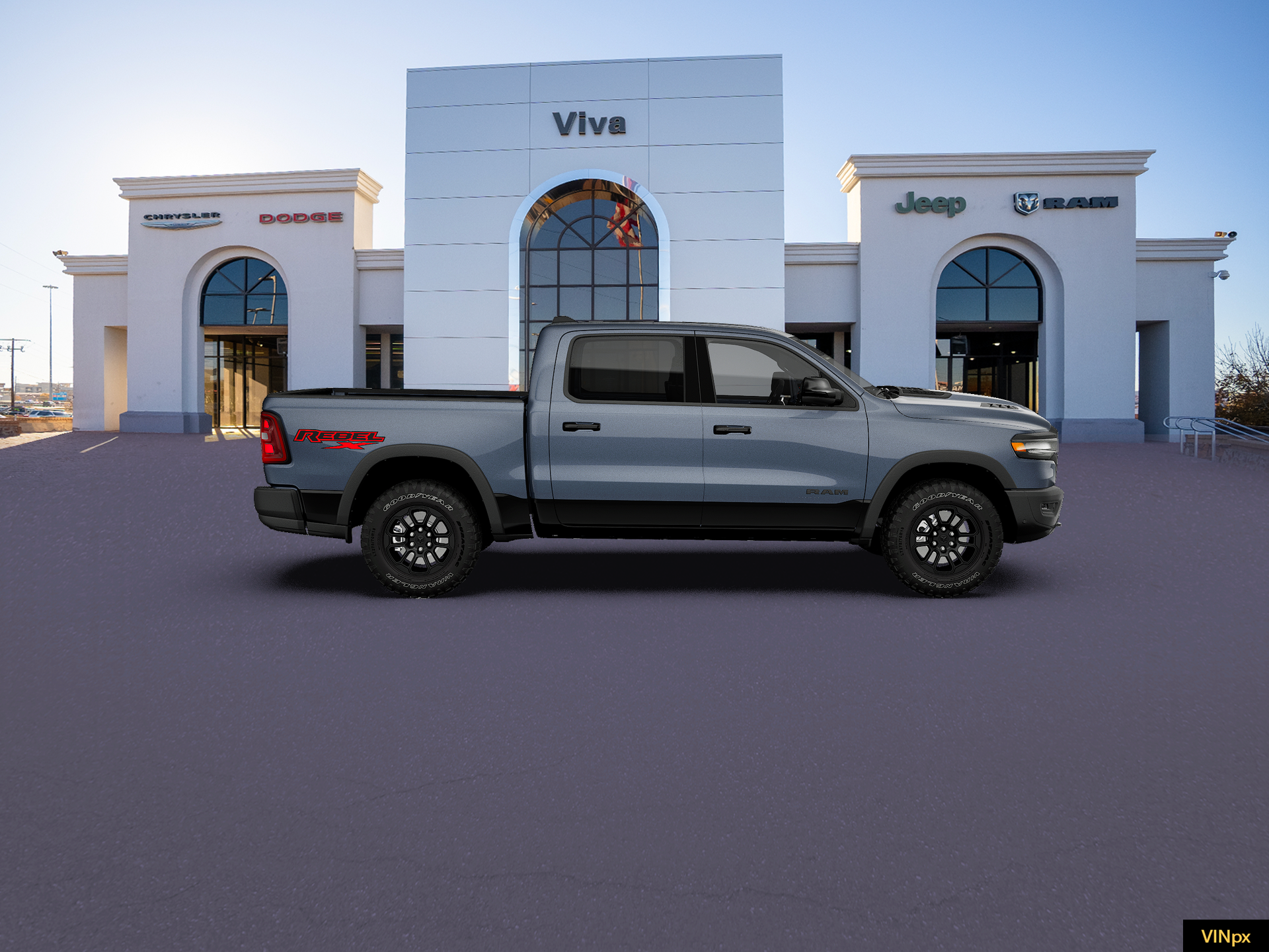 New 2027 Forged Blue Metallic Exterior Paint RAM Rebel image 19