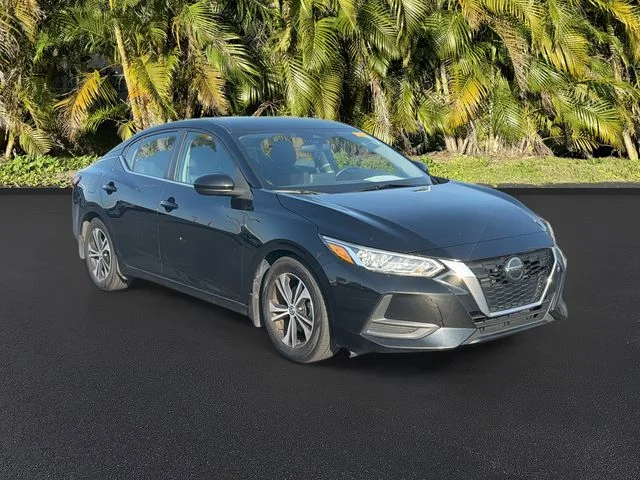 Used 2021 Black Nissan SV image 2