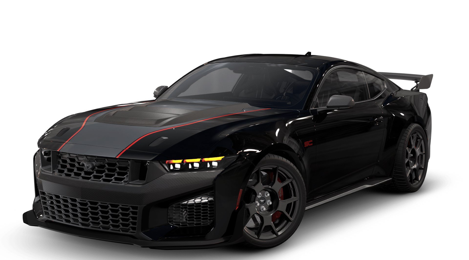 New 2026 Shadow Black Ford Dark Horse SC image 1