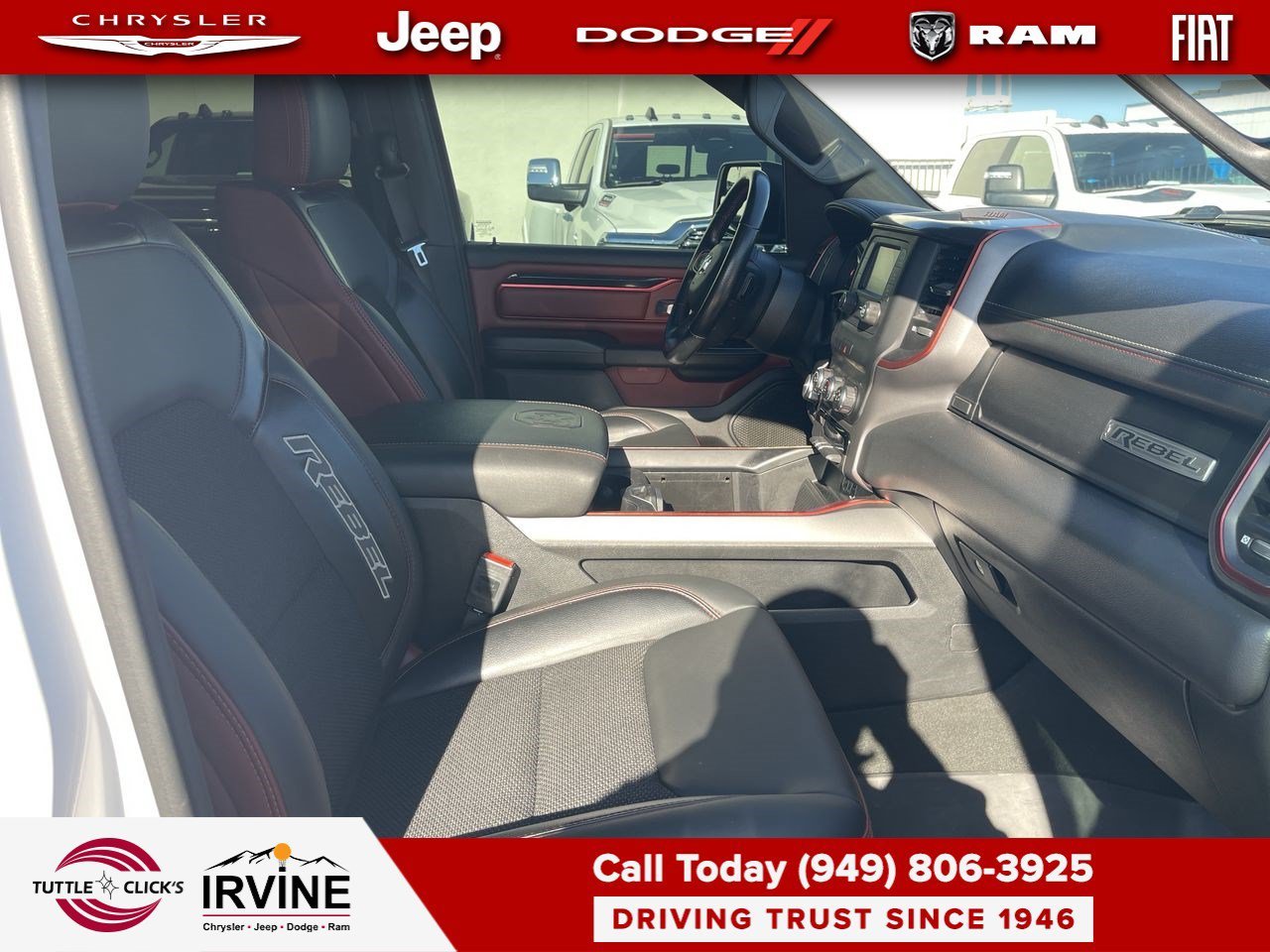 Used 2022 Bright White Clearcoat Ram Rebel image 16