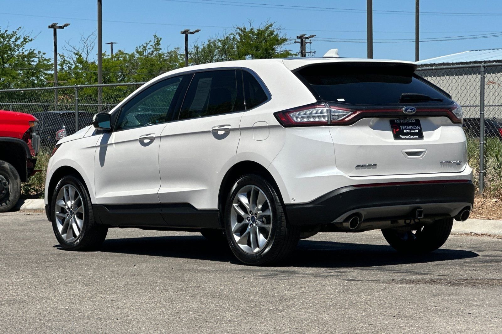 Used 2015 White Ford Titanium image 6