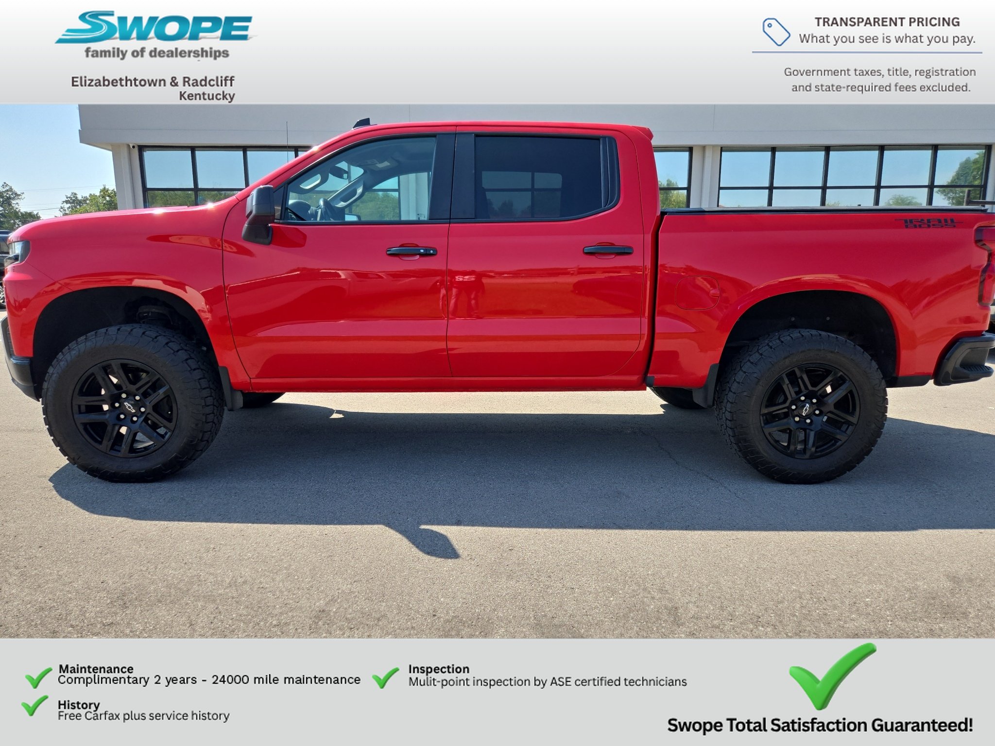 Used 2021 Red Hot Chevrolet LT Trail Boss image 4