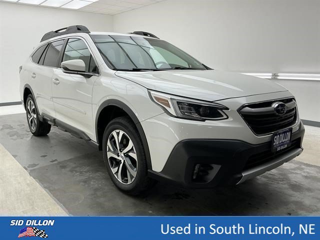Used 2020 Crystal White Pearl Subaru Limited image 3