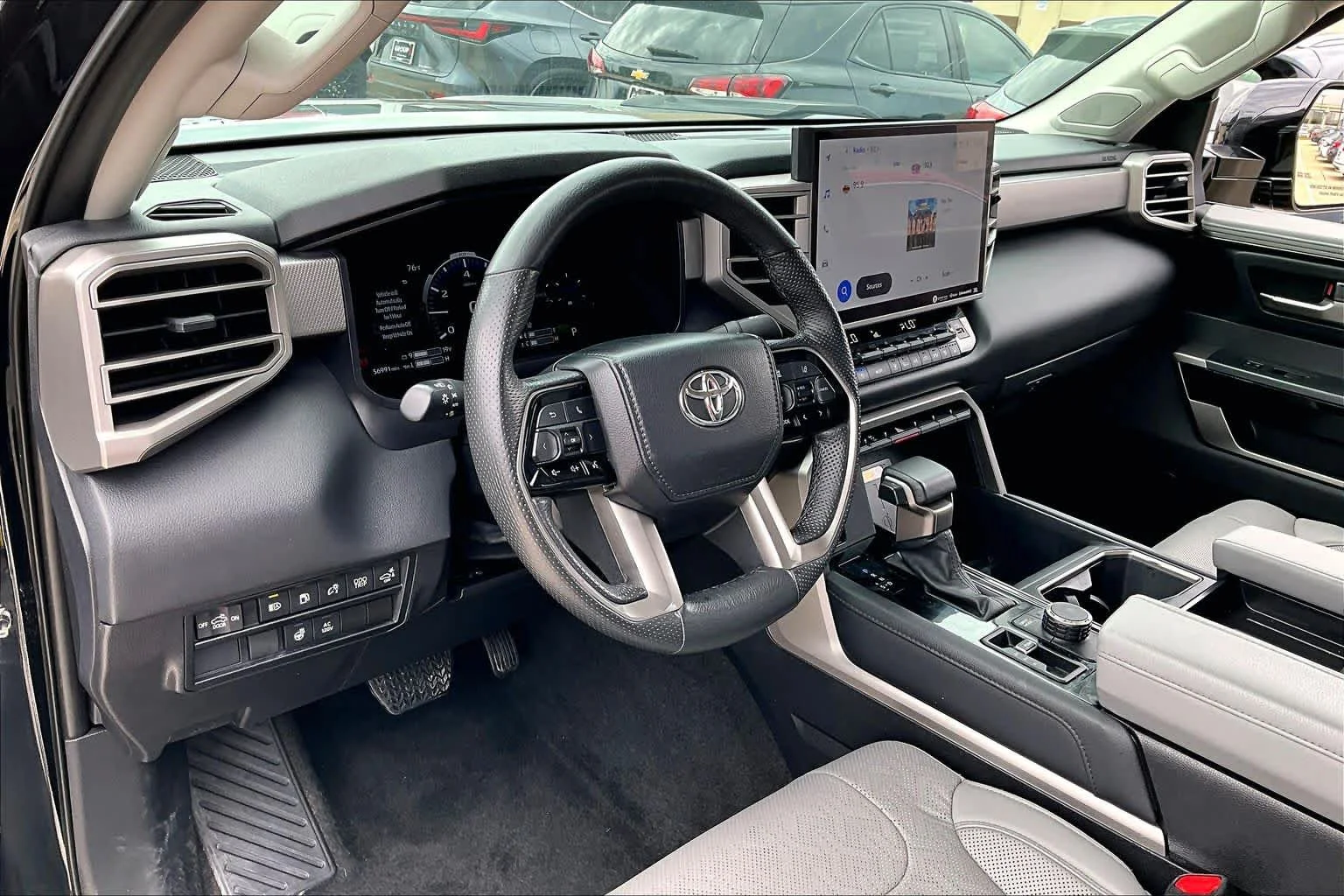 Used 2024 Midnight Black Metallic Toyota Limited Hybrid image 16