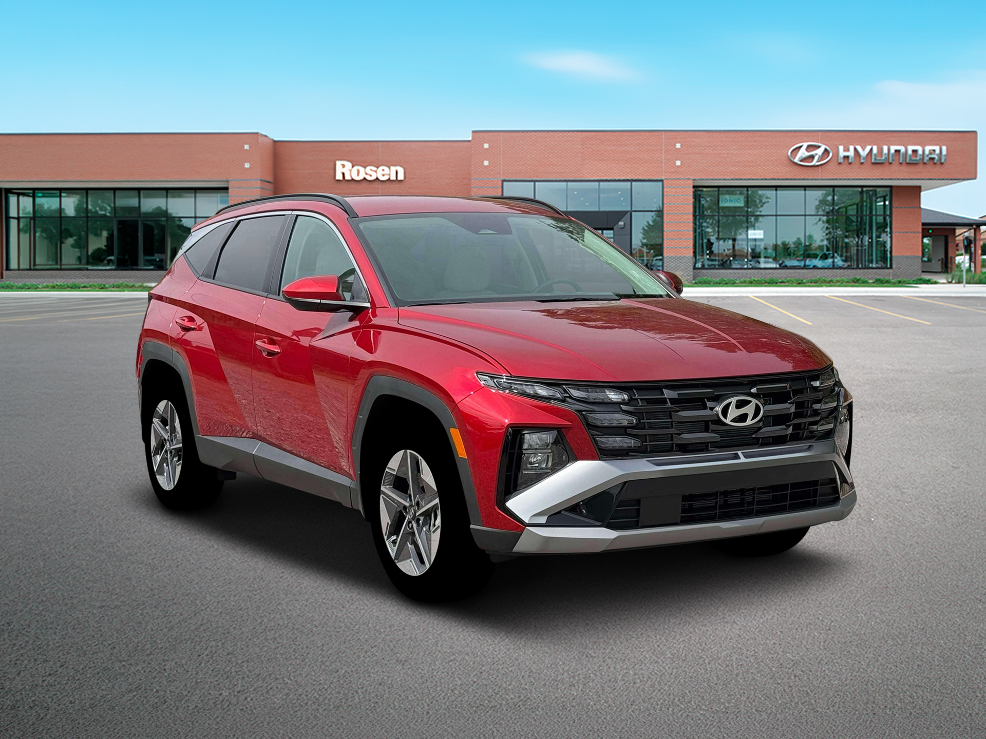 New 2026 Red Hyundai SEL AWD image 11