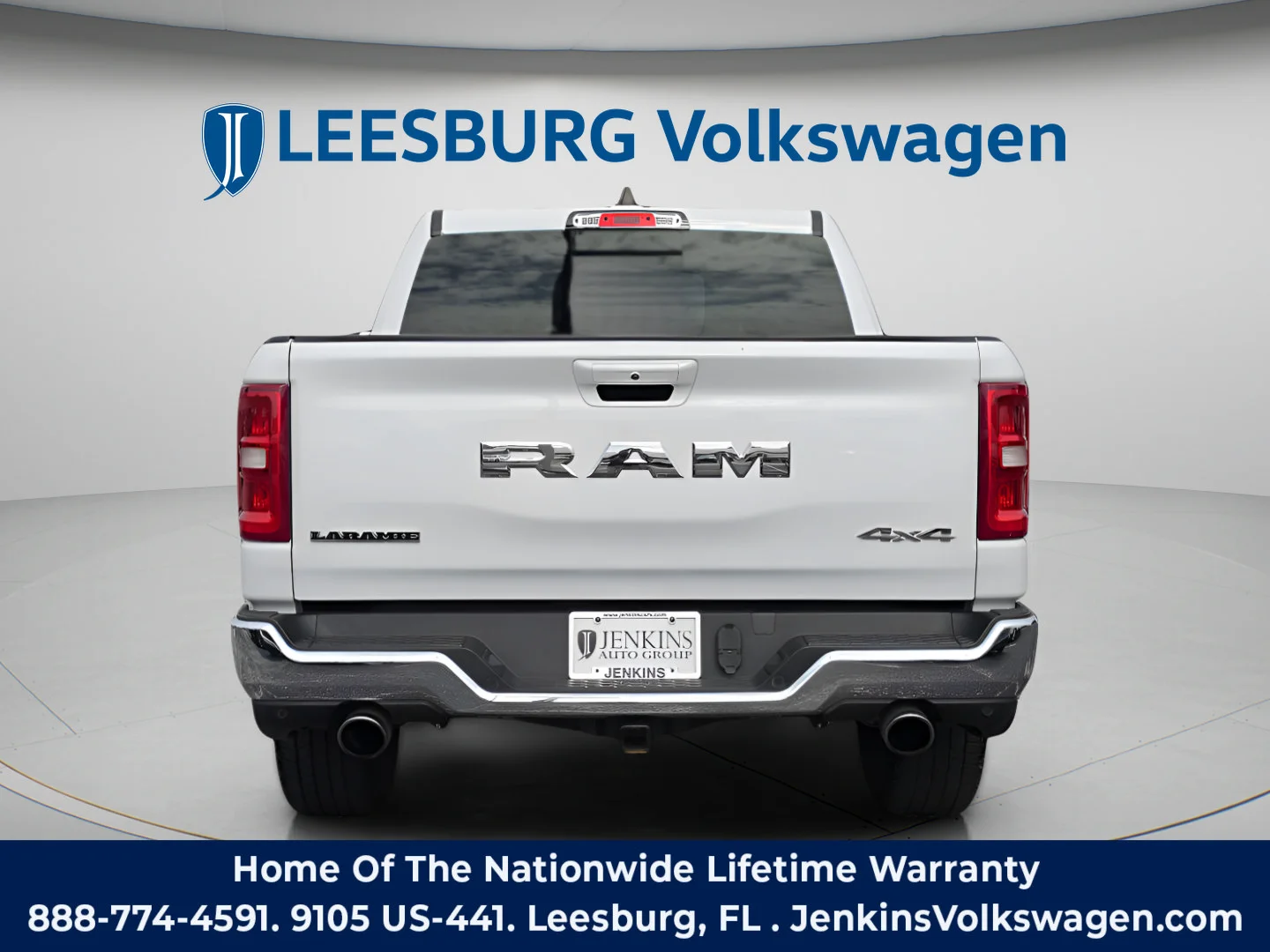 Used 2025 Bright White Clearcoat Ram Laramie image 6