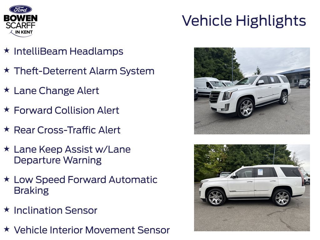 Certified Used 2017 Crystal White Tri-Coat Cadillac Luxury image 12