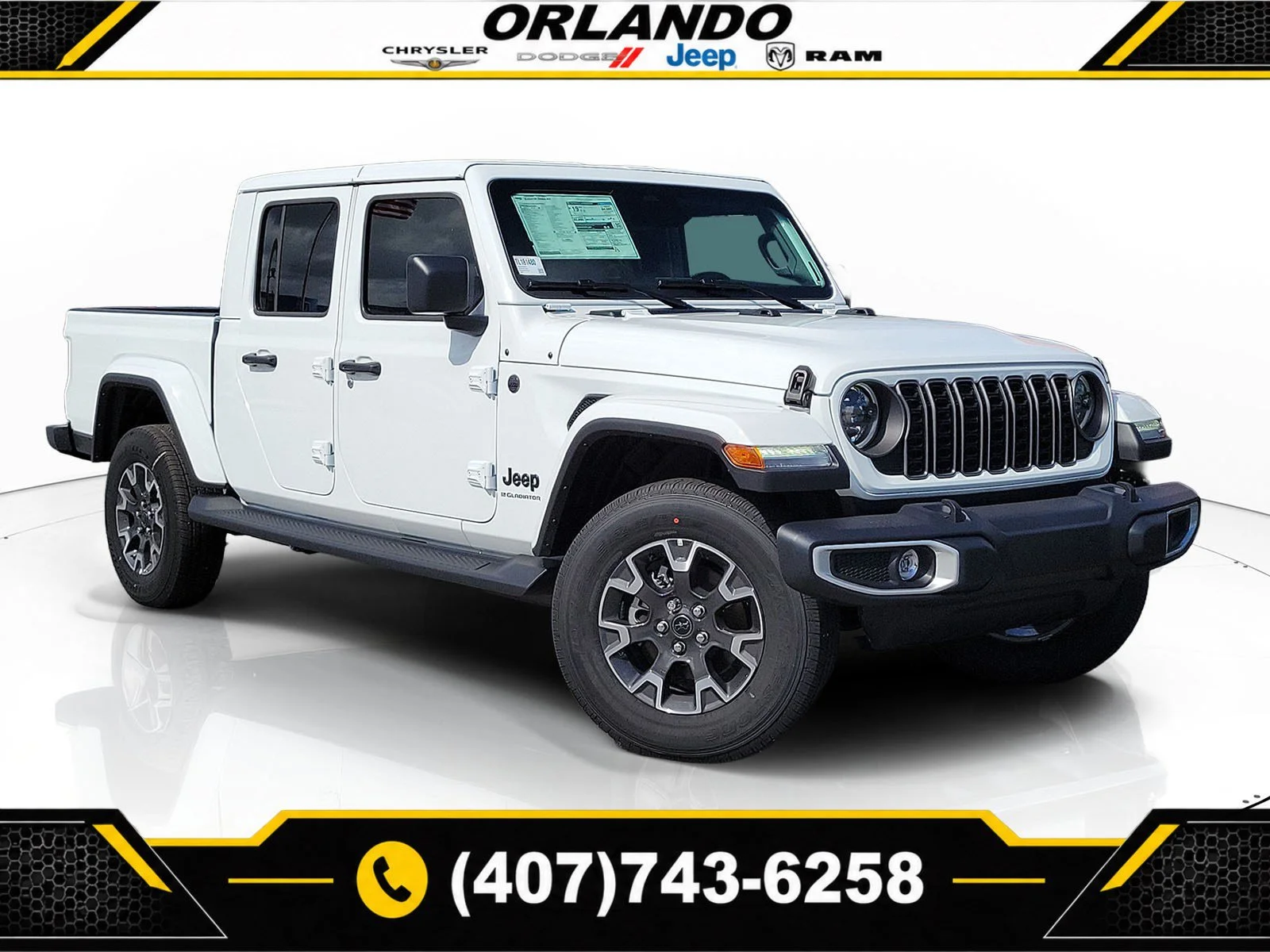 New 2026 Bright White Clearcoat Jeep Sahara image 1