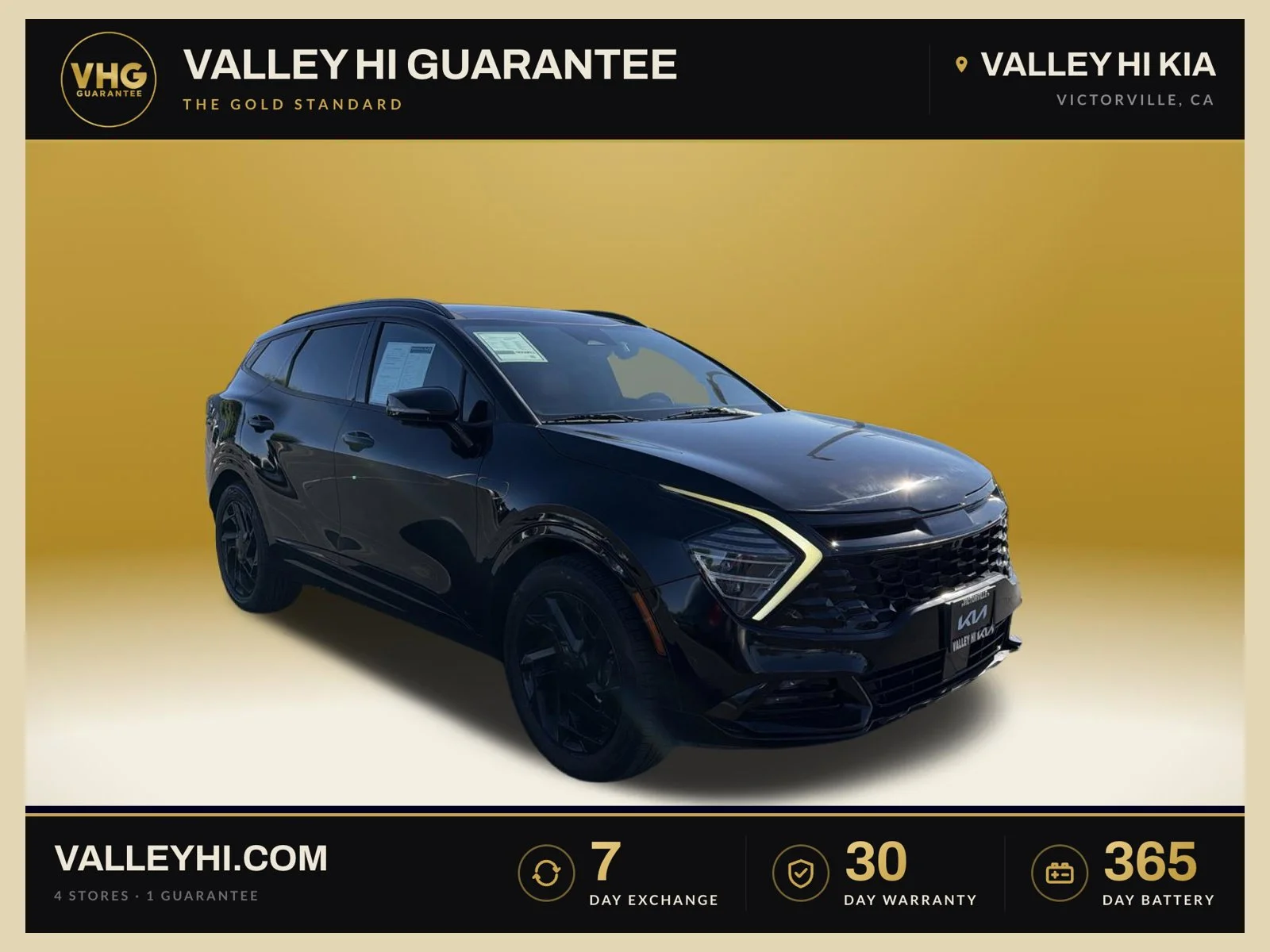 Used 2023 Ebony Black Kia SX-Prestige image 1