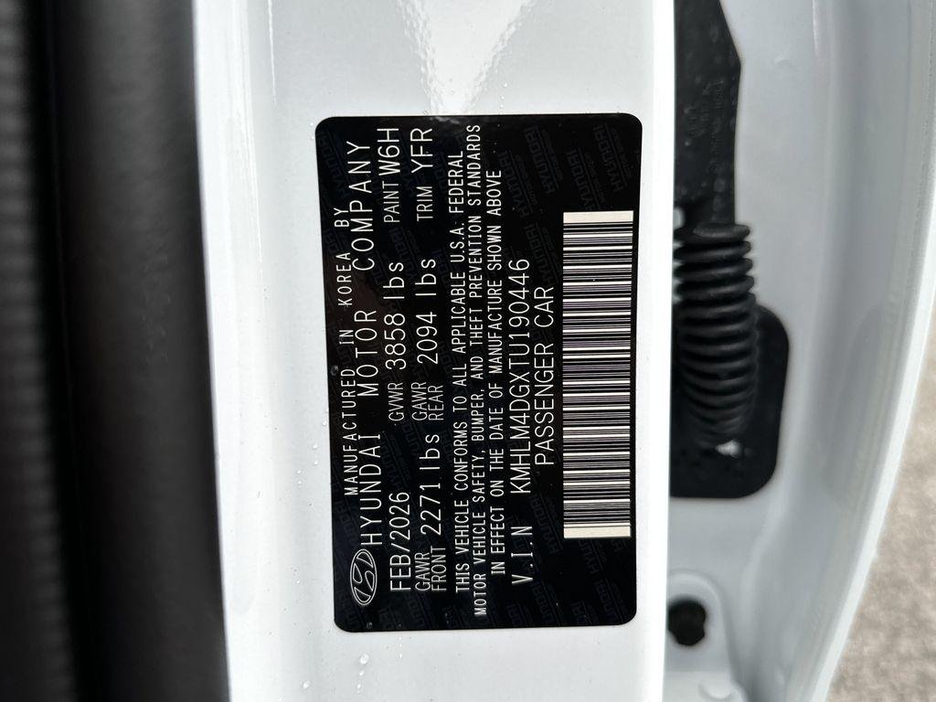 New 2026 Serenity White Hyundai SEL Sport image 25