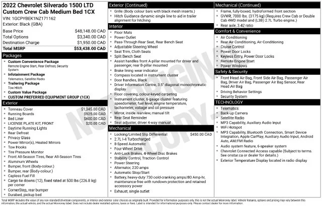 Used 2022 Black Chevrolet Custom image 22