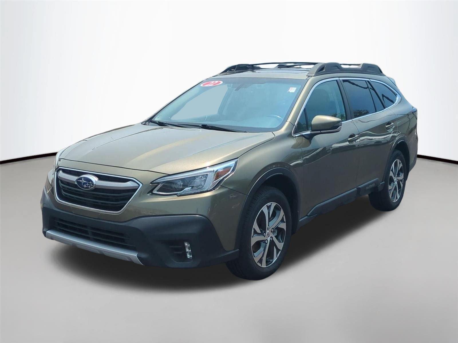 Used 2022 Autumn Green Metallic Subaru Limited image 1
