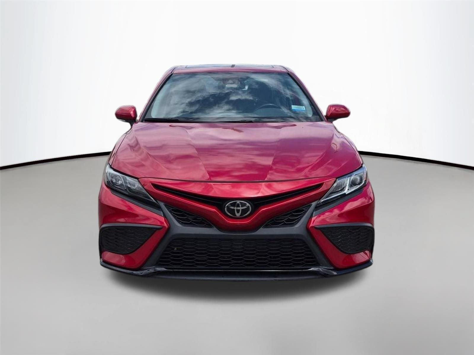 Used 2024 Supersonic Red Toyota SE image 2