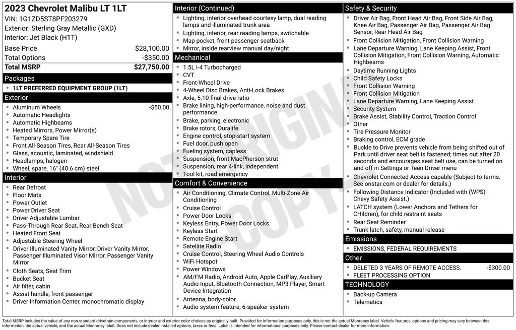Used 2023 Gray Chevrolet LT image 17