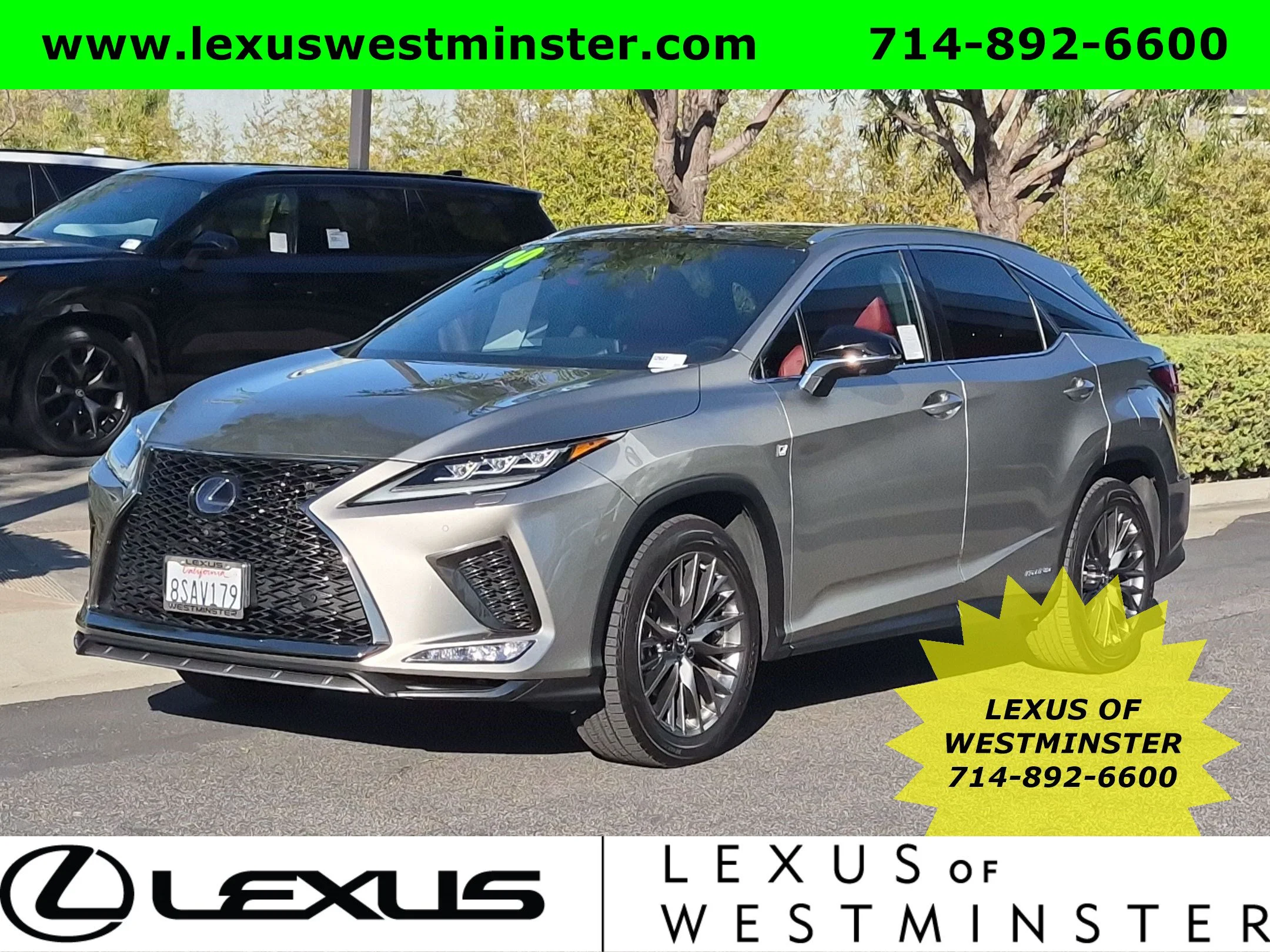 2020 Lexus RX Hybrid 450h F SPORT