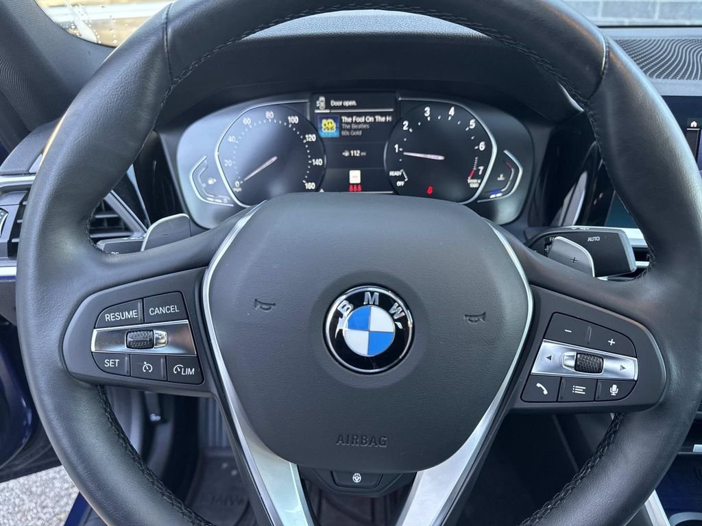 Used 2022 Blue Metallic BMW 330i xDrive image 28