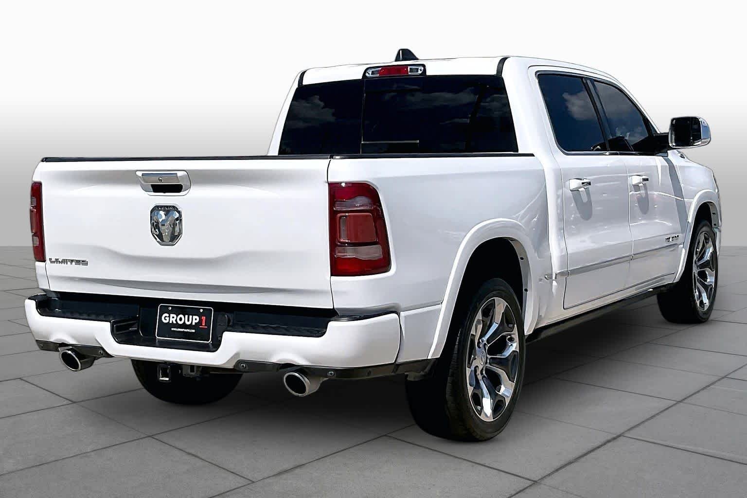 Used 2019 Ivory White Tri-Coat Pearlcoat Ram Limited image 12