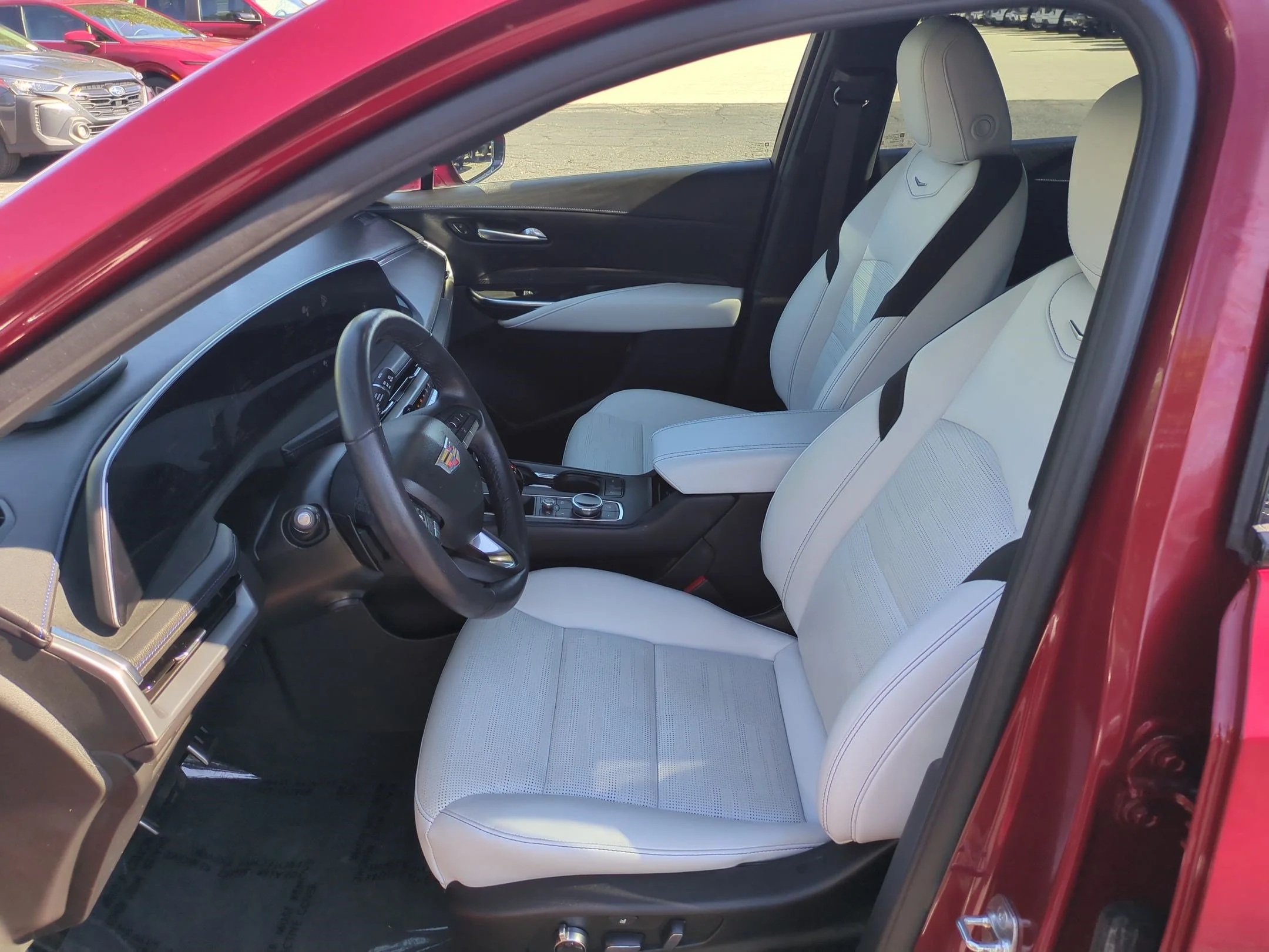Used 2024 Radiant Red Tintcoat Cadillac AWD Sport image 26