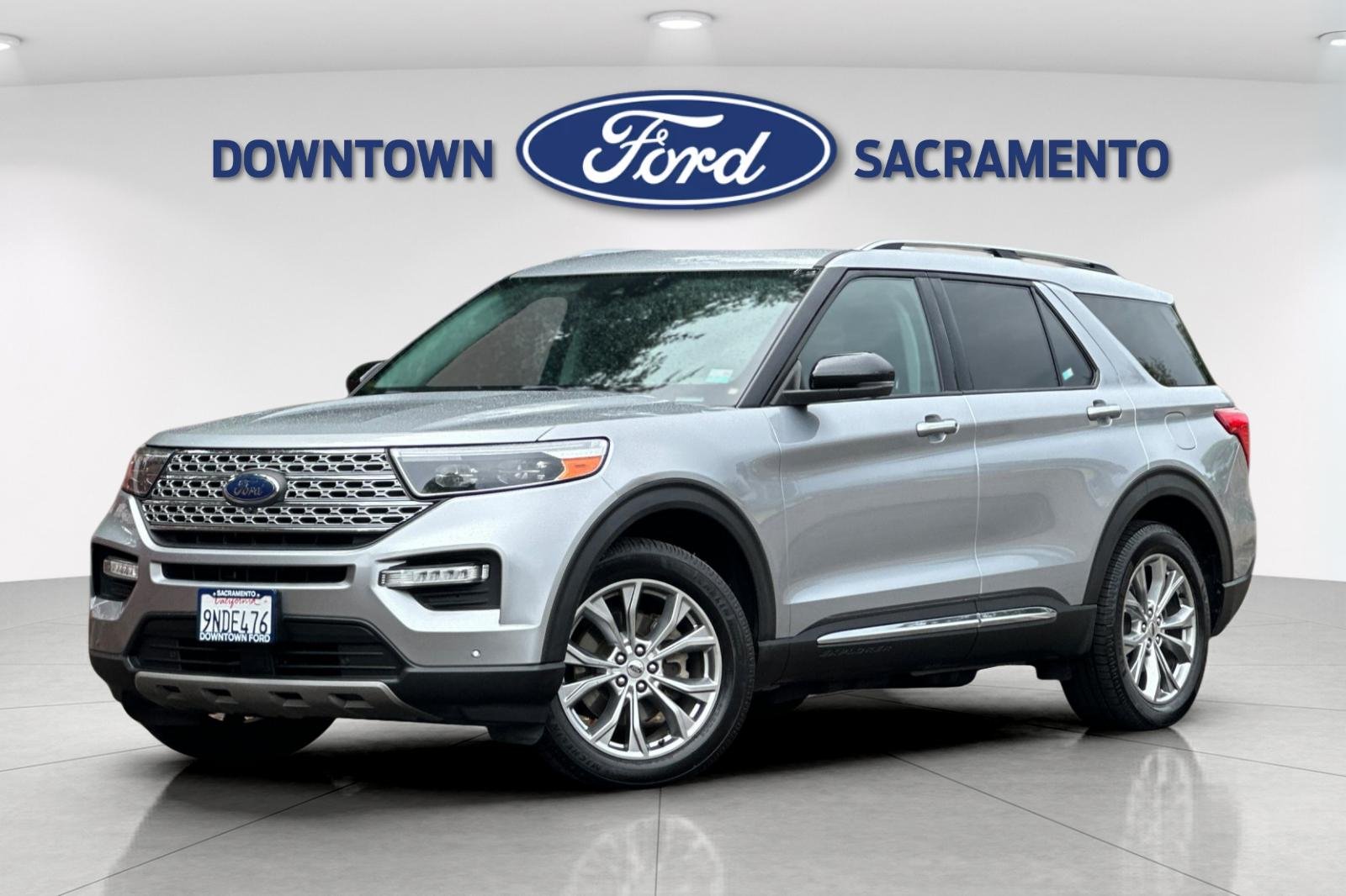Certified Used 2021 Iconic Silver Metallic Ford Limited image 2