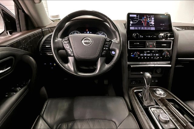 Used 2021 Aspen White Tricoat Nissan Platinum image 6