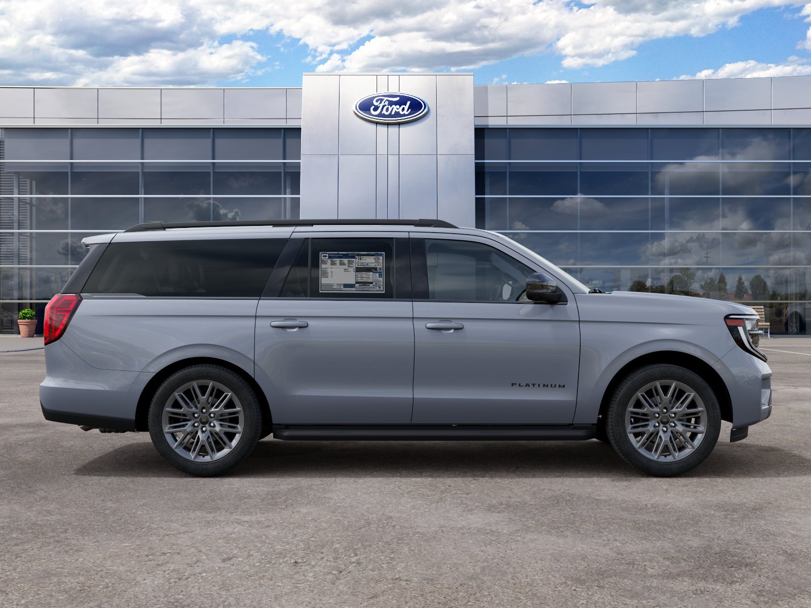 New 2027 Glacier Gray Metallic Tri-Coat Ford MAX Platinum image 5