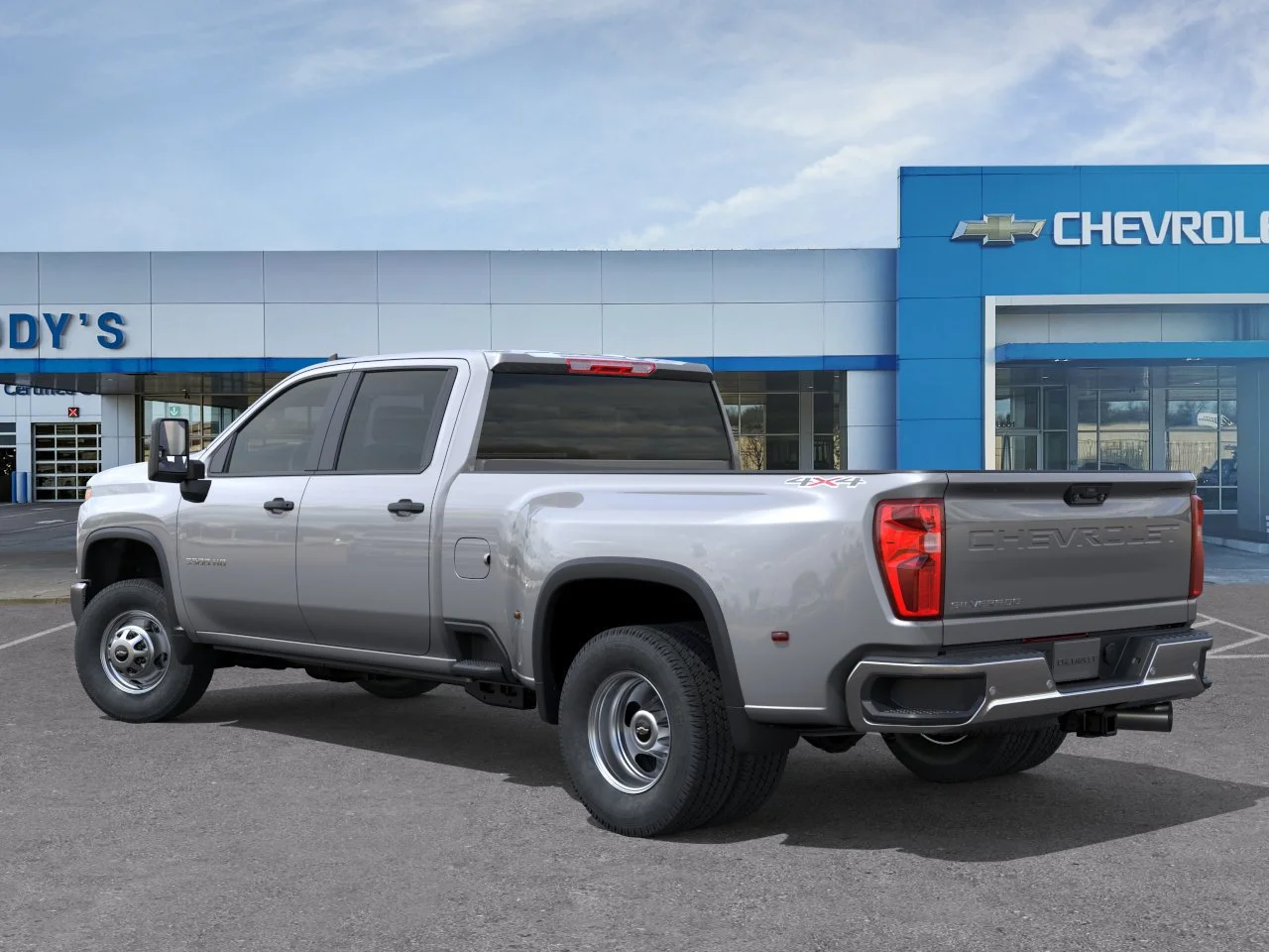 New 2026 Sterling Gray Metallic Chevrolet Work Truck image 3