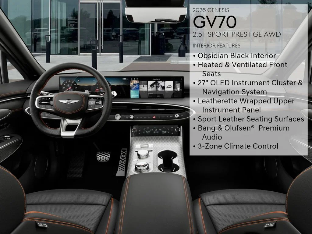 New 2026 Savile Silver Genesis 2.5T Sport Prestige image 17