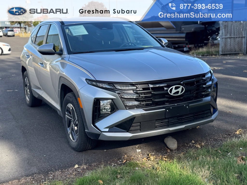 Used 2025 Shimmering Silver Hyundai Blue image 1