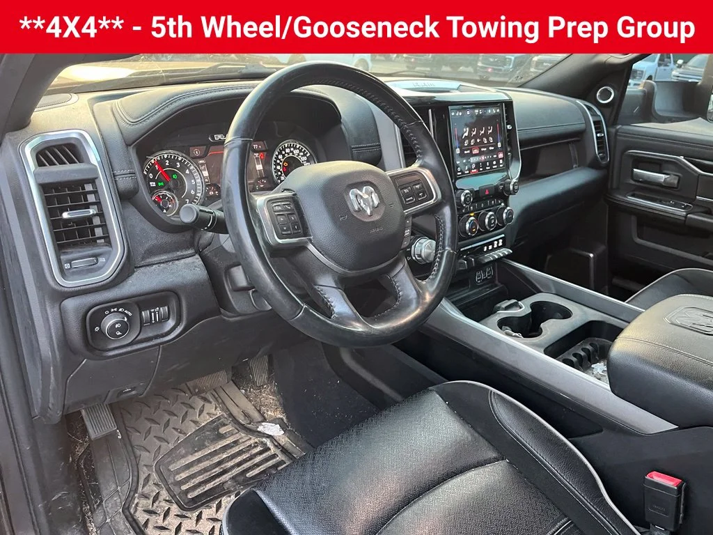 Used 2022 Granite Crystal Clearcoat Metallic Ram Laramie image 9
