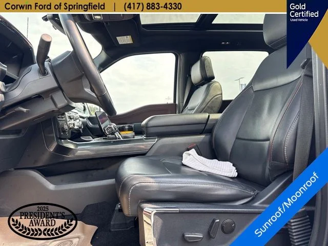 Used 2022 White Metallic Ford Lariat image 13