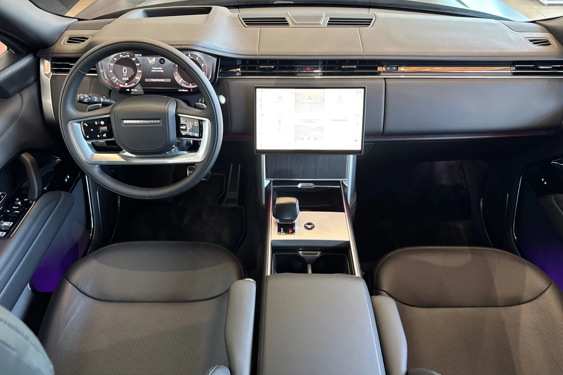 New 2026 Obsidian Black Satin Land Rover SV image 3