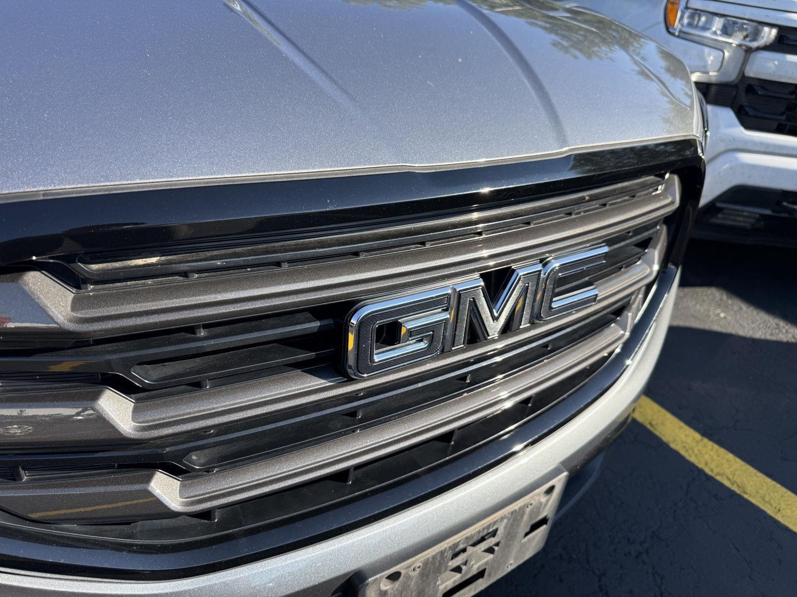 Used 2021 Satin Steel Metallic GMC SLE image 2