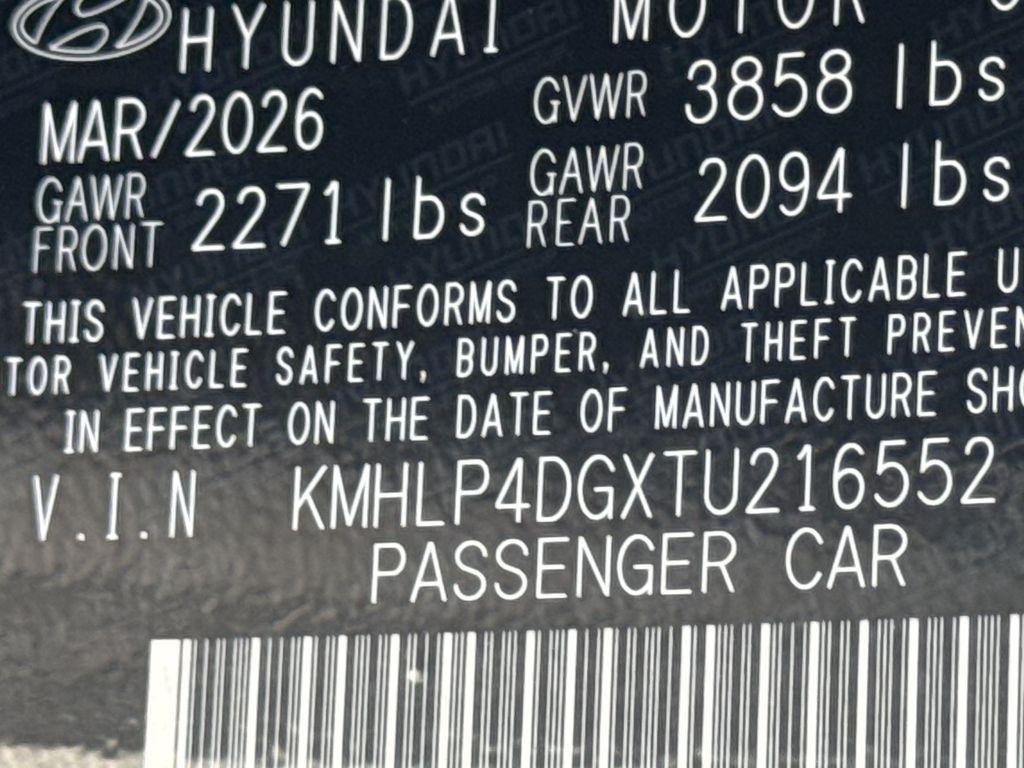 New 2026 Gray Hyundai Limited image 33