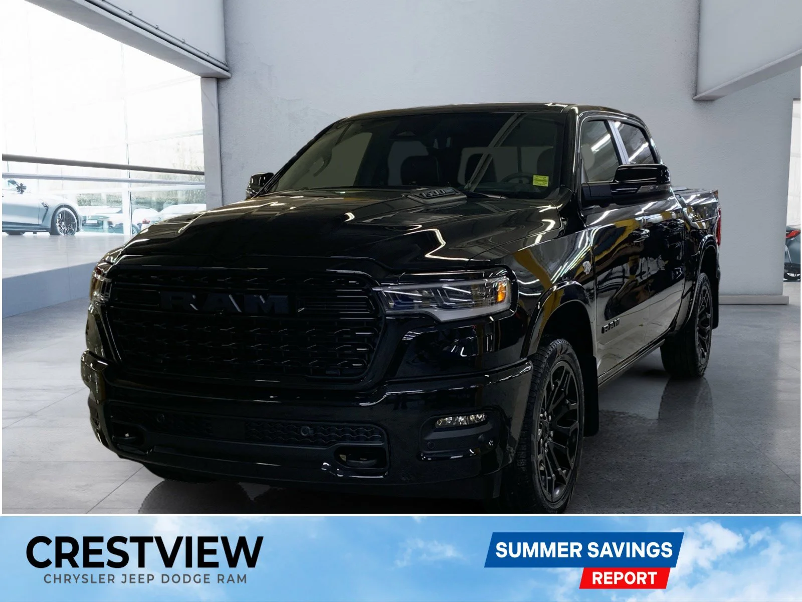 New 2026 Diamond Blk Crystal Pearl Ram Limited image 1