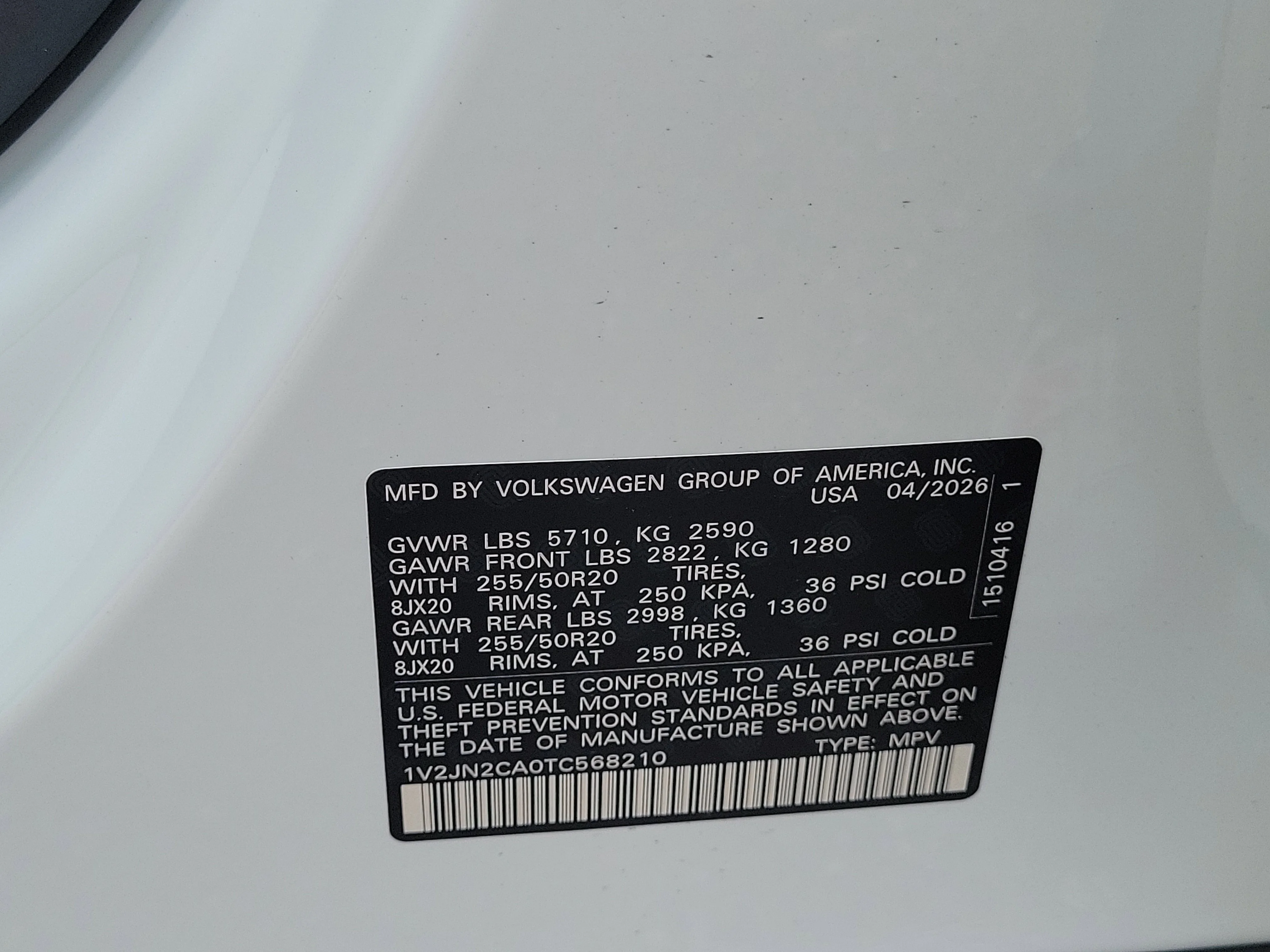 New 2026 White Volkswagen 2.0T SE w/Technology image 34