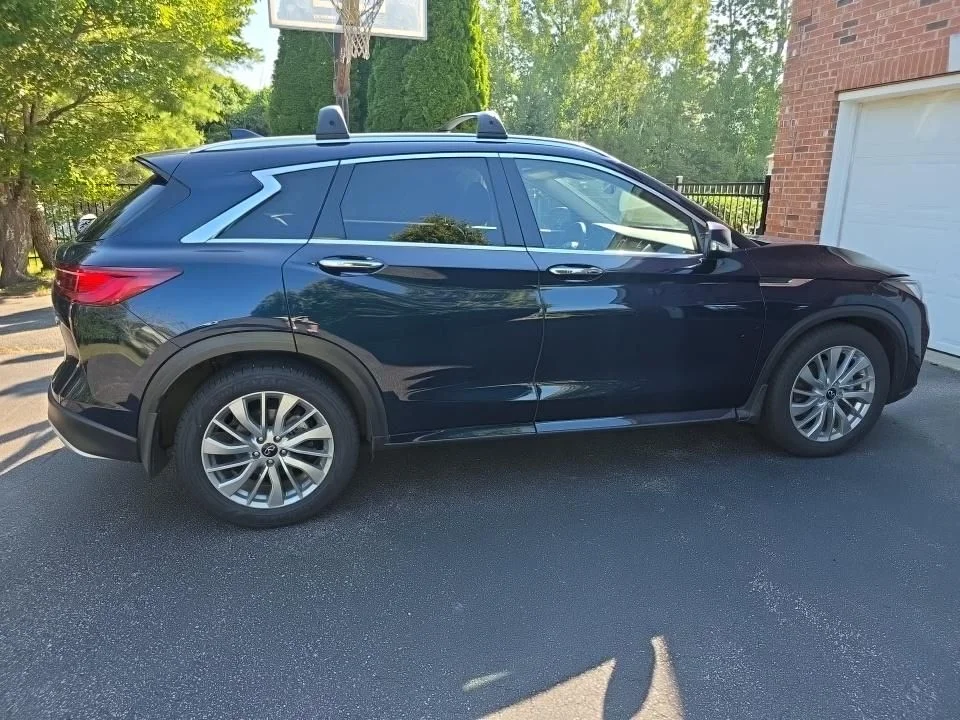 Certified Used 2023 Blue INFINITI LUXE image 2