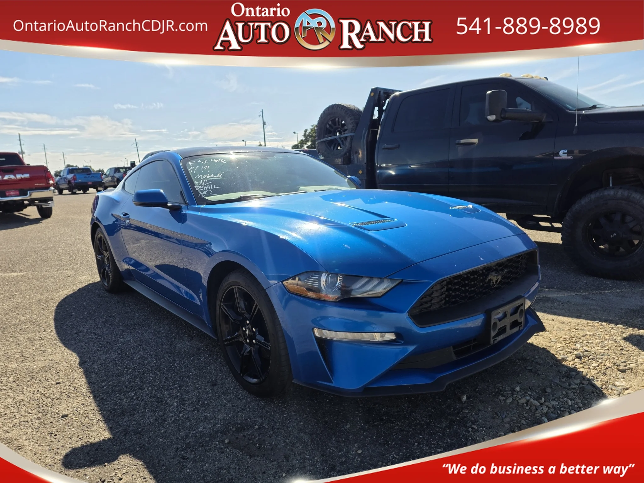 Used 2020 Velocity Blue Metallic Ford EcoBoost Premium image 1