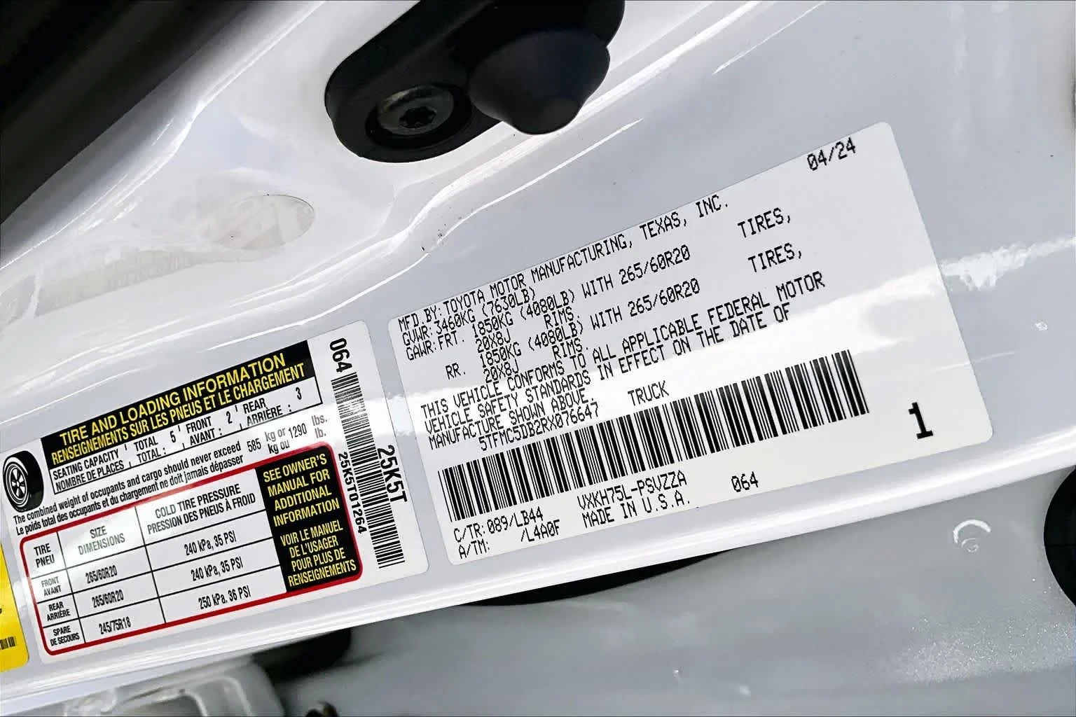 2024 Toyota Tundra 1794 Edition - Photo 28