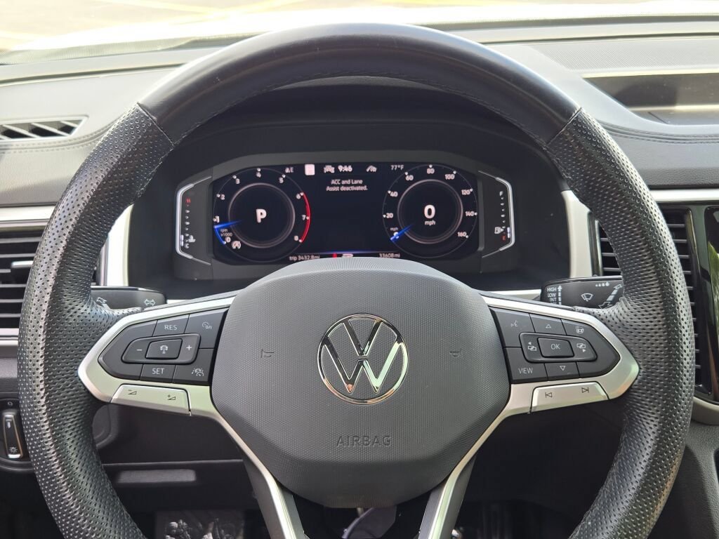Used 2022 White Volkswagen 3.6L V6 SEL Premium R-Line image 35