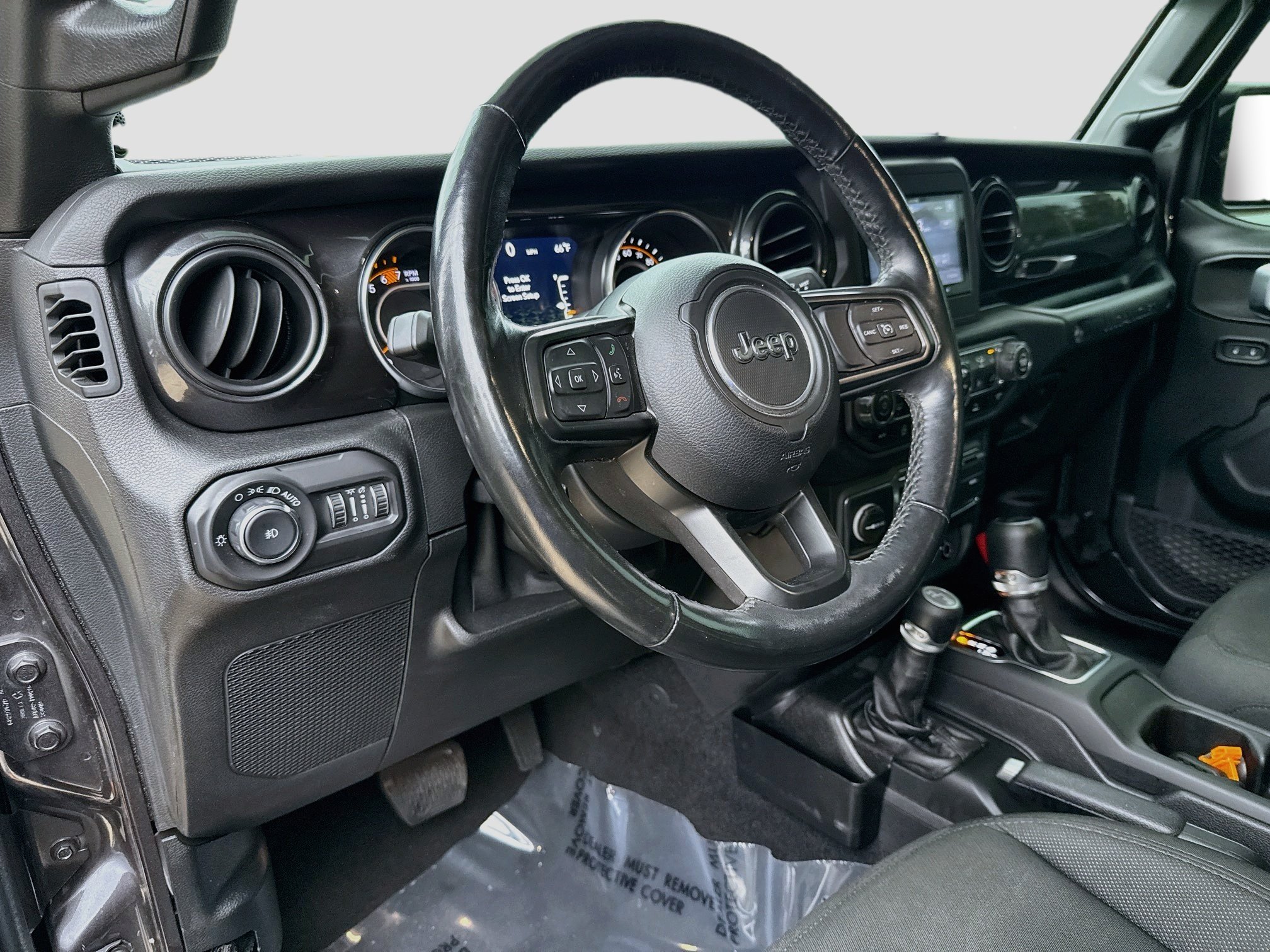 Used 2021 Granite Crystal Metallic Clearcoat Jeep Unlimited Sport Altitude image 9