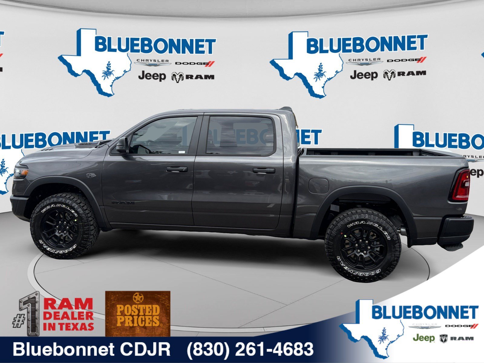 New 2027 Granite Crystal Metallic Clear-Coat Exterior Paint RAM Rebel image 8